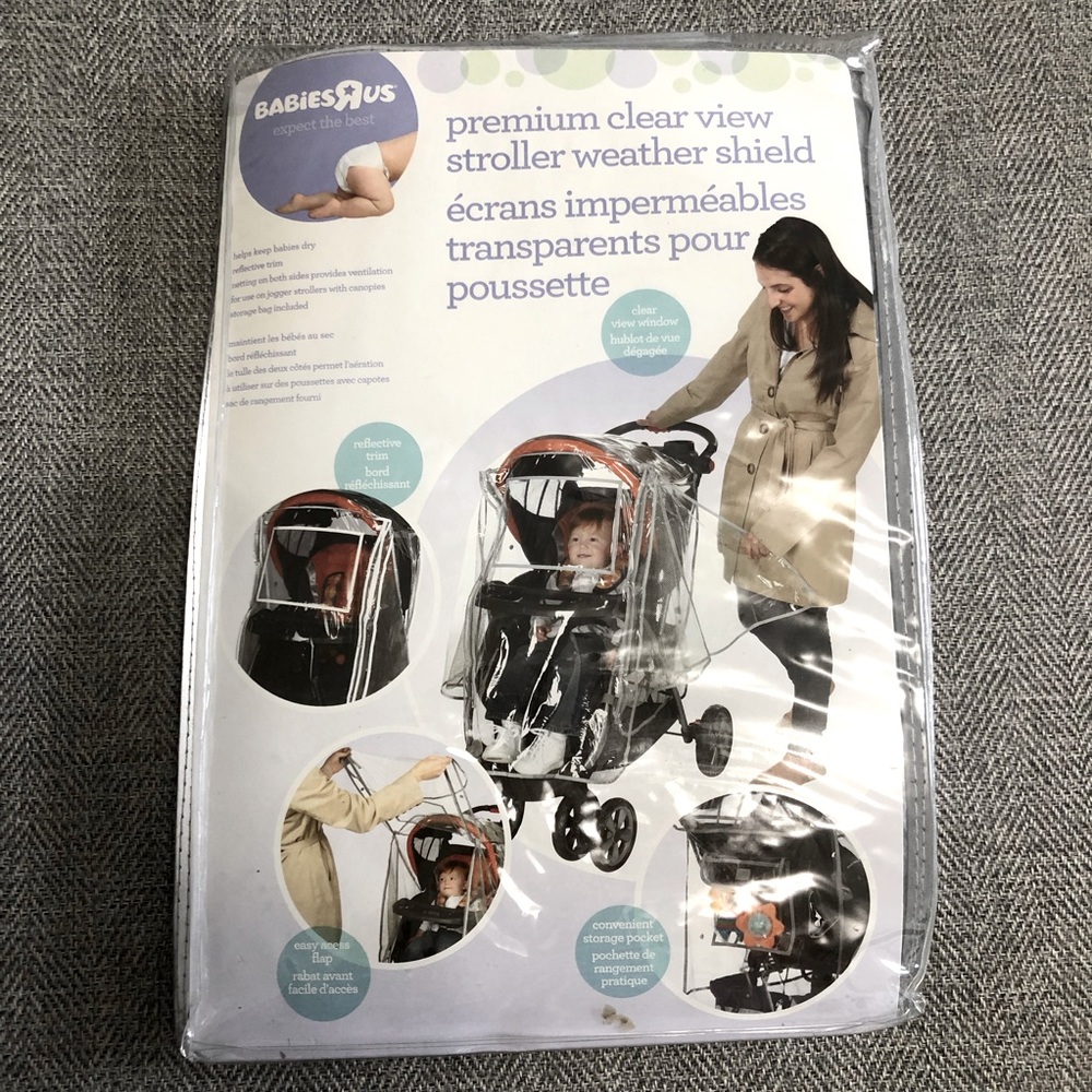 Babies R’Us Premium Clear View Stroller Weather Shield Cover